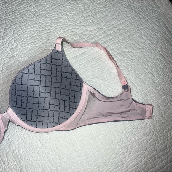 VICTORIA’S SECRET Padded Perfect Coverage Brand New Grey Pink 36D - Picture 6 of 8